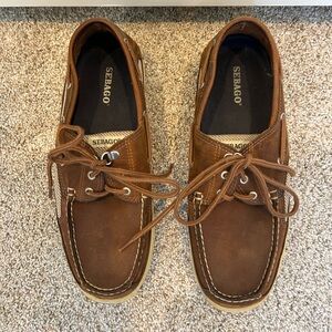 Senator loafers, brown, men size 12